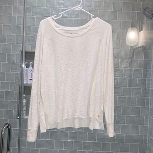 american eagle soft and sexy plush tee white!!